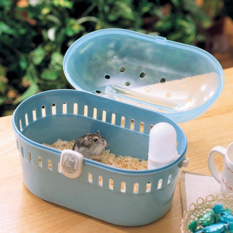Hamster Cage Pet Go Out Box Outdoor Small Animals Carriers Portable Carry Cages With Handle For Pet Hamsters Gerbils