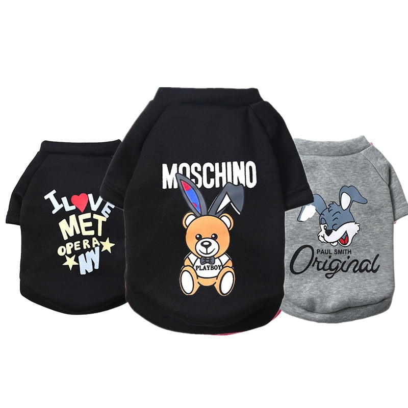 Thicken Pet Clothes Spring Autumn Pets Dogs Clothing for Dogs Costume Classic Puppy Dog Coat Pet Overalls Cat Chihuahua Clothes